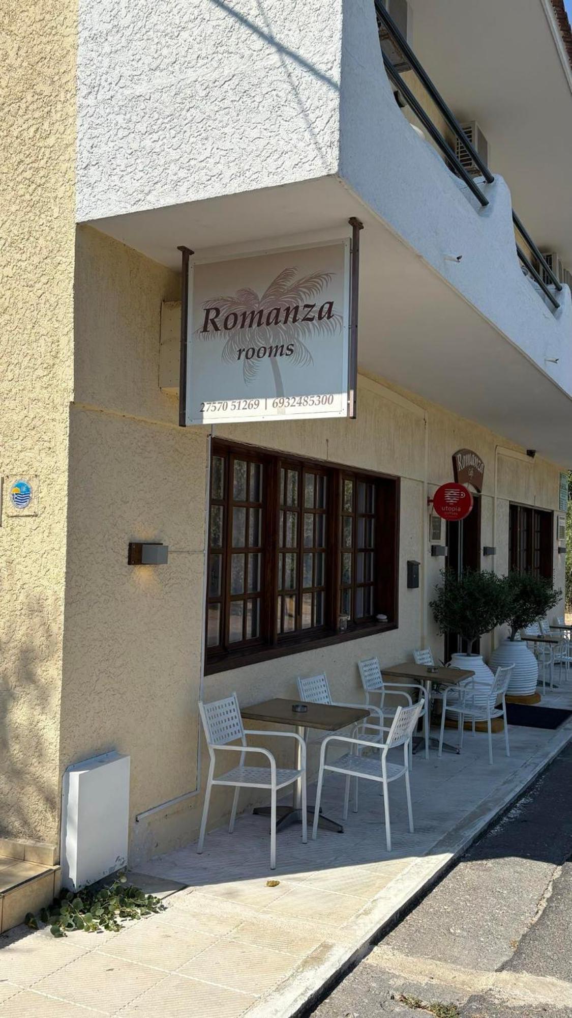 Romanza Rooms Poúlithra Buitenkant foto